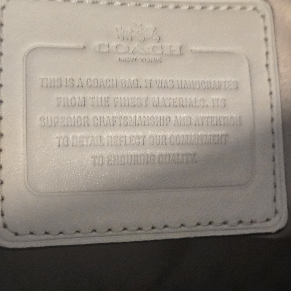 Coach White Leather Purse - Picture 12 of 16